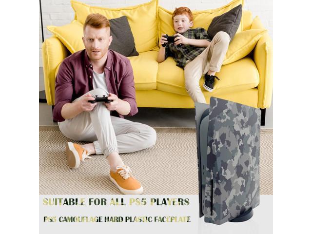 ABS Plastic Host Protective Shell Dustproof Host Cover Protective Shell Frosted Surface Waterproof for PS5 Console Disc Version