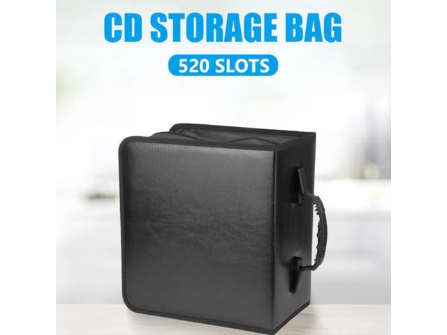 Portable Disc CD DVD Wallet Storage Organizer Case Boxes Holder PU Leather CD Sleeve Bag Album Box with Zipper