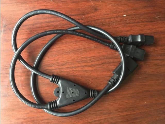 Single Server C14 to C19 Y Splitter Extension cable Power Cable Cord 1.4 meter 3m 5m 10m