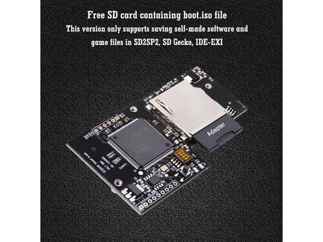 GC Loader Lite SD2SP2 Adapter TF Card Reader 3D Printed SD2SP2 TF Card Reader Mount Install Kit for GameCube Console