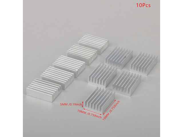 Extruded Aluminum Heatsink Radiator Heat sink Cooler for Electronic LED Chip Cooling Heat Dissipation 20*14*6MM