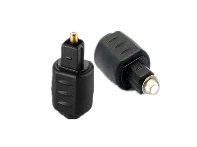 Mini Optical O Adapter 3.5mm Female Jack To Digital Square Optical Audio Cable Male Plug For Amplifier Optical Audio Cable