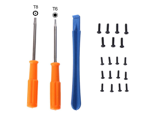 Game Tools Kit For Xbox One X S Slim/ Elite Gamepad Controller Torx T8H T6 Screwdriver Tear Down Repair Tool With Screws
