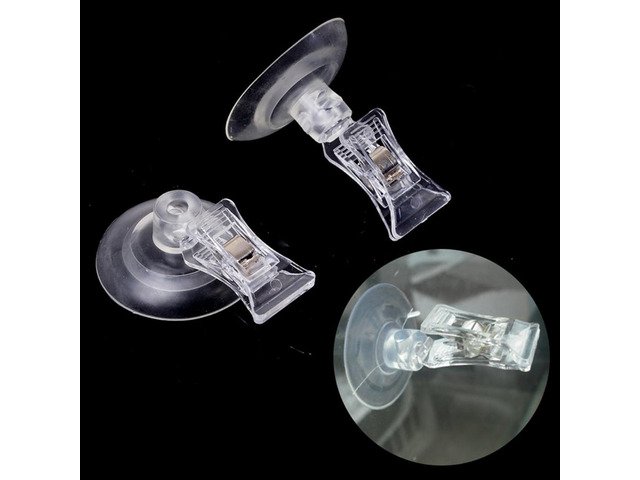 2Pcs Living Room Sucker Clamp Wall Suction Cup Clip Plastic Window Office Door Multifunctional ABS Home Mall Shop Smooth Surface