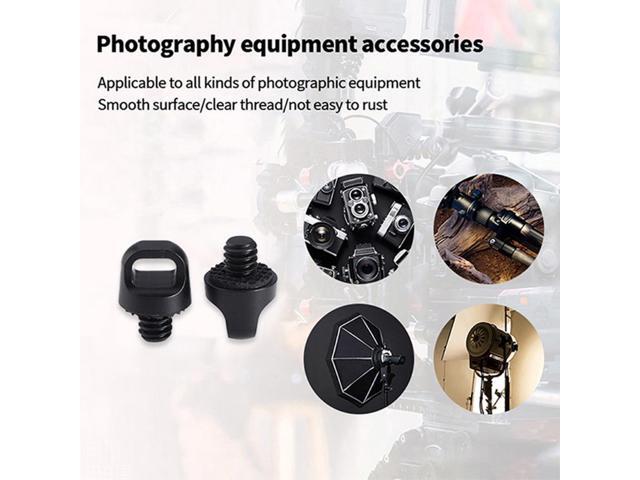 1/4 Inch Lanyard Screw D Ring Handle Shoulder Strap Mount Adapter Digital Camera Photo Studio Accessories for SLR Camera Tripod