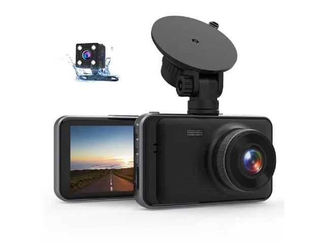 Dash Cam Car DVR Car Dashboard Camera 1080P FHD DVR Dash Cam Recorder 3' LCD Screen Double Camera 170Â° Wide Angle Super Night Vision,...