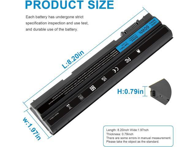 T54FJ 8858X Laptop Battery for Dell Latitude E5420 E5430 E5520 E5530 E6420 E6430 E6520 E6530 Inspiron 15R (5520) 17R (5720) 17R (7720) 15R (7520)...