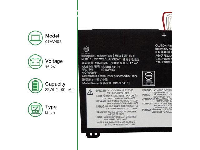 01AV493 SB10L84121 Laptop Battery Replacement for Lenovo ThinkPad T570 T580 P51s P52s Series Notebook 00UR891 SB10L84122 00UR892 SB10L84123 00UR890...