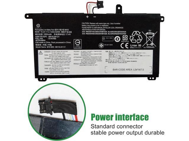 01AV493 SB10L84121 Laptop Battery Replacement for Lenovo ThinkPad T570 T580 P51s P52s Series Notebook 00UR891 SB10L84122 00UR892 SB10L84123 00UR890...