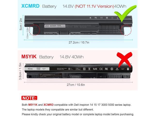 Fancy Buying 40Wh XCMRD FW1MN 4WY7C Battery for Dell 15 3000 3542 3543 3531 3541 3521 3537 15R 5537 5521 17-3737 3721 17R-5737 14 3421 3437 14R...
