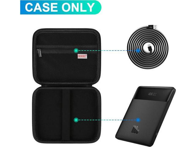 BOVKE Hard Carrying Case for Baseus 100W Blade USB C Portable Laptop Charger, Super Fast Charging Power Bank for Laptop Phone, Mesh Pocket for...
