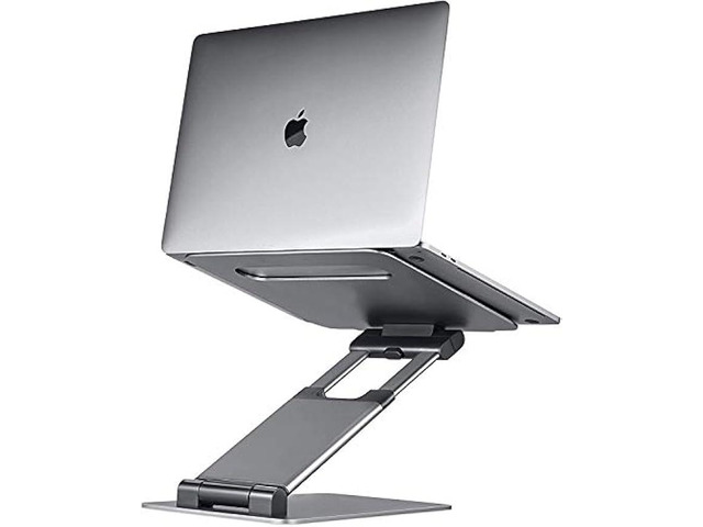 Ergonomic Laptop Stand For Desk, Adjustable Height Up To 20, Laptop Riser Portable Computer, Laptop Stands, Fits All MacBook, Laptops 10 15 17...