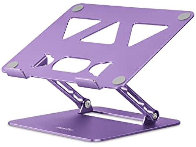 Aoviho Laptop Stand Holder - Adjustable Desk Laptop Riser - Foldable Notebook Computer Stands for MacBook Air Pro HP Lenovo Dell Samsung...