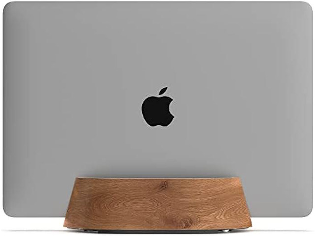 HumanCentric Laptop Holder Vertical Laptop Stand, Adjustable Holder and Dock, Laptop Vertical Stand Fits MacBook Pro and Other Laptops .5 to 1.5,...