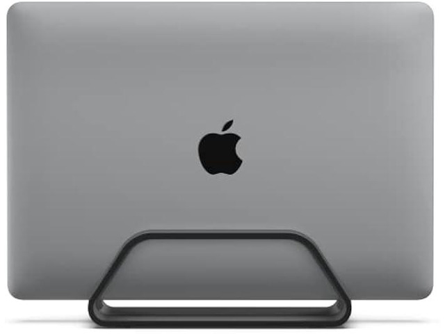 HumanCentric Vertical Laptop Stand for MacBook, Compatible with MacBook Pro Stand, MacBook Air Stand, Laptop Holder for Apple Laptop Desk Stand,...