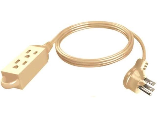 Stanley 31125 CordMax9 Appliance, Grounded 9ft 3-Outlet Low Profile Indoor Extension Cord, Beige