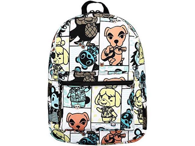 Bioworld Animal Crossing Online Video Game Tile Print Sublimated Laptop Backpack