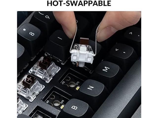 Keychron K10 Pro Wireless Custom Mechanical Keyboard, Full-Size QMK/VIA Programmable Bluetooth/Wired White Backlight with Hot-swappable Keychron K...