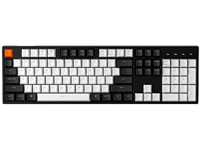Keychron C2 Full Size 104 Keys USB Type-C Wired Mechanical Gaming Keyboard for Mac Layout, Gateron G Pro Brown Switch/RGB Backlight/Double-Shot ABS...