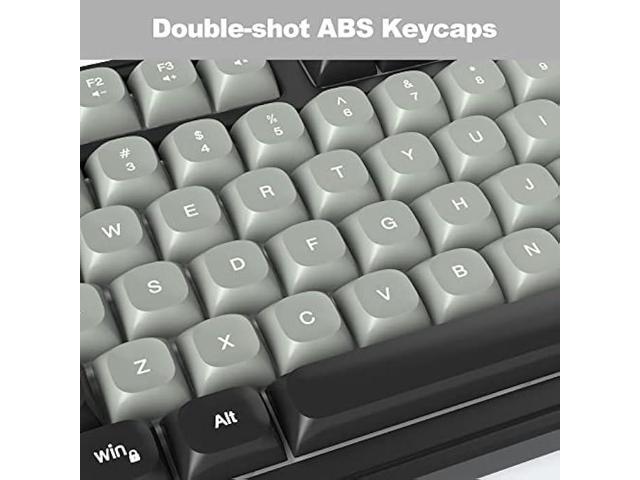 Camiysn Gaming Keyboard, 98 Keys Wired Quiet Gaming Keyboard with Ergonomic Keycaps Colorful Backlit, Multimedia Keys, Anti-Ghosting Keyboard for...