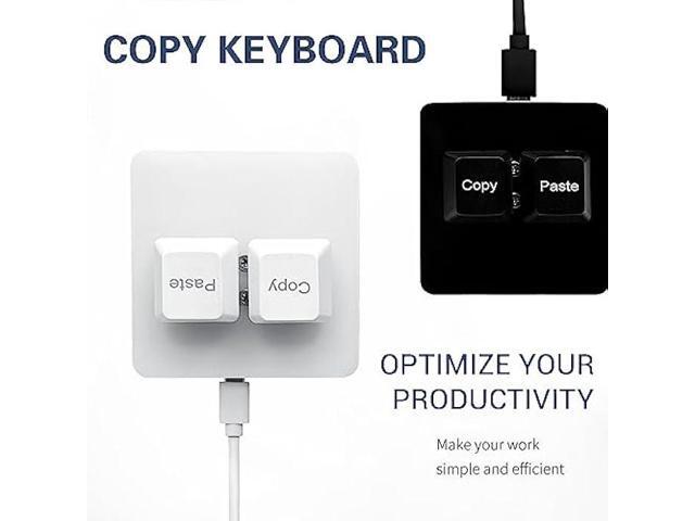 BTXETUEL Copy and Paste 2-Key Keyboard SAYO OSU Keypad Hotswap One Handed Mechanical Gaming Keyboard Cherry Switch RGB Backlit Mini USB Keypad for...