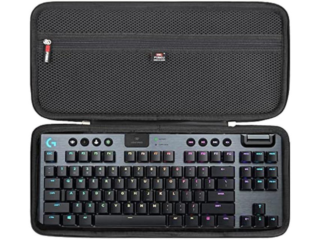 FBLFOBELI EVA Hard Carry Case for Logitech G915 TKL Tenkeyless Lightspeed Wireless RGB Mechanical Gaming Keyboard, Travel Carrying Bag (Case Only)
