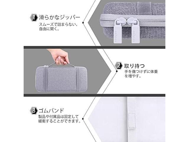 co2CREA Hard Travel Case Replacement for RK Royal KLUDGE RK61 / RK61 Pro Wireless Bluetooth Wired 60% Mechanical Gaming Keyboard