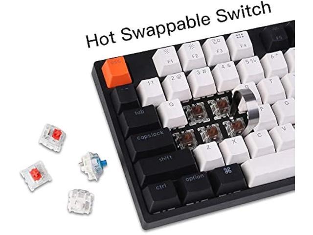 Keychron C2 Full Size Wired Mechanical Keyboard for Mac, Hot-swappable, Gateron G Pro Brown Switch, White Backlight, 104 Keys ABS keycaps Gaming...