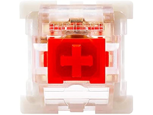 outemu (Gaote) Switches 3 Pin RGB DIY Replaceable Key Switches for Mechanical Gaming Keyboard (65Pieces) (Red)