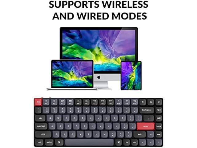 Keychron K3 Pro Wireless Custom Mechanical Keyboard, 75% Layout QMK/VIA Programmable Bluetooth/Wired RGB Ultra-Slim with Hot-swappable Gateron...