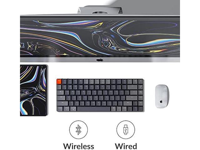 Keychron K3 Ultra-Slim 75% Layout RGB Backlit Wireless Bluetooth/Wired USB Mechanical Keyboard, Hot-Swappable Low-Profile Keychron Optical Brown...