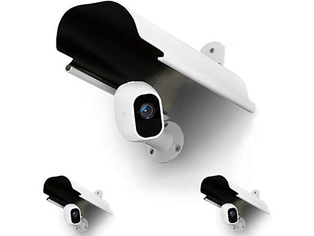 Uogw 2 Pack Sun Rain Shade Cover Compatible with Blink XT, XT2,All-New Blink Outdoor,Arlo,WyzeCam,Nest,Ring,Simplisafe, Protective Roof for Outdoor...