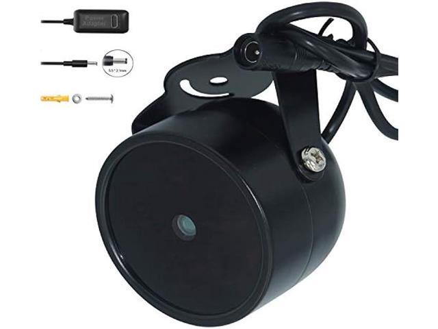 JC IR Illuminator 4-Led High Power IR Light Wide Angle for Night Vision CCTV and IP Camera Black with Power Adapter