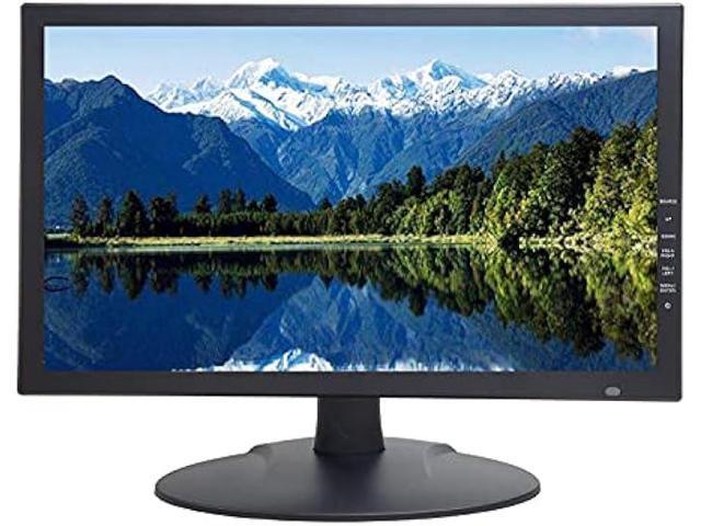 101AV 18.5 Professional LED Security Monitor HDMI VGA & BNC Input Audio Video Display Computer PC Monitor w/Speaker for CCTV DVR Office & Home.