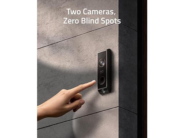 eufy Security Video Doorbell S330 (Battery-Powered) add-on, Security Camera, Dual Motion Detection, Package Detection, 2K HD, Family Recognition,...