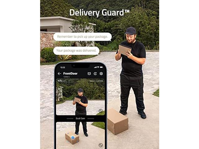 eufy Security Video Doorbell S330 (Battery-Powered) add-on, Security Camera, Dual Motion Detection, Package Detection, 2K HD, Family Recognition,...