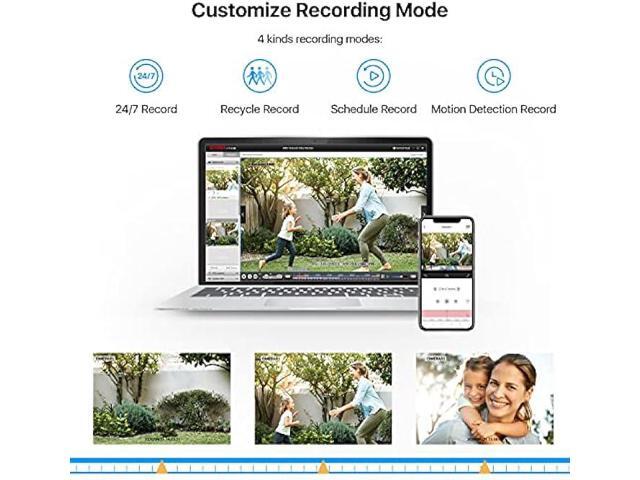 ZOSI 8CH Home Security Camera System Outdoor,5MP-Lite 8Channel H.265+ CCTV DVR and 8 x 1080p 2MP Weatherproof Surveillance Bullet Dome Cameras,80ft...