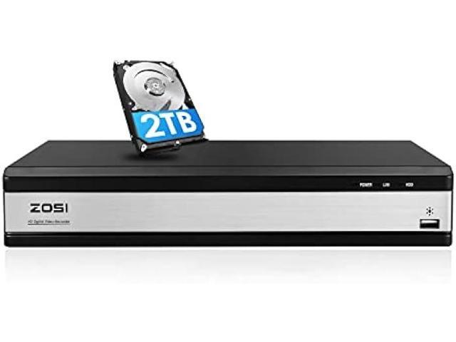 ZOSI DVR for Security Camera,H.265+ Full 1080P Video Recorder with Remote View,Motion Detection,16 Channel Hybrid 4-in-1 Surveillance CCTV DVR for...