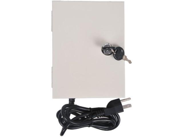 VideoSecu Key Lock 9 Output 12 V DC CCTV Distributed Power Supply Box Auto Reset for Security Camera WK9