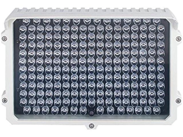 CMVision IR130-198 LED Indoor/Outdoor Long Range 300-400ft IR Illuminator with Free 3A 12VDC Adaptor New Version has Photo Sensor ON and Off Switch
