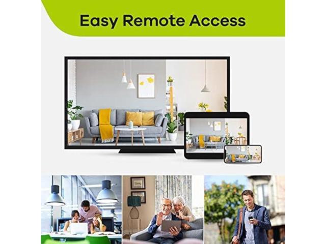 SANNCE 1080P Wired Security Camera System with 1TB Hard Drive, 5-in-1 Hybrid 8CH DVR and 4Pcs Surveillance CCTV Cameras with 100ft Night Vision,...