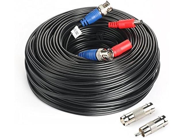 SHD 200Feet BNC Vedio Power Cable Pre-Made Al-in-One Camera Video BNC Cable Wire Cord for Surveillance CCTV Security System with Connectors(BNC...