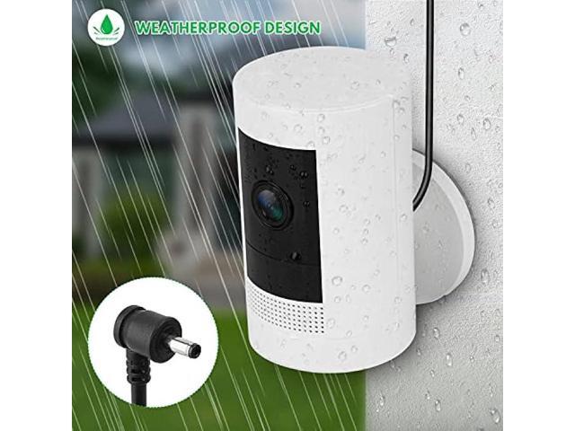 ALERTCAM Power Adapter for Ring Stick Up Cam Battery(3rd Gen), with 30ft/9m Weatherproof Outdoor Cable Continuously Charge Your Camera, No Need to...