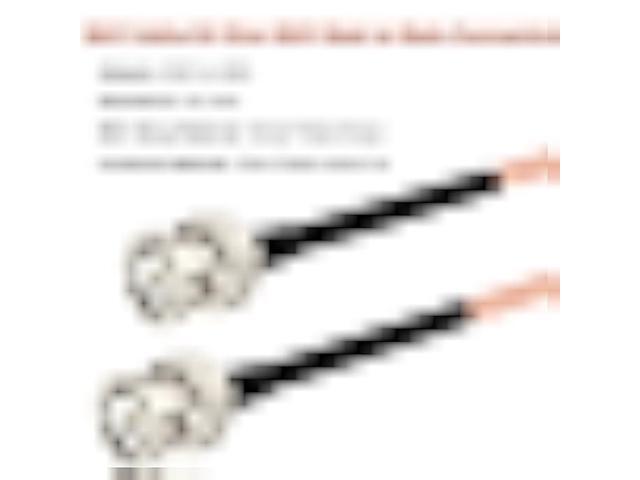 XRDS -RF BNC Cable 5FT, 50 Ohm BNC Cable BNC Male to BNC Male Cable BNC RG316 Antenna Cable for Antenna Scanners or Handheld Ham Radios etc. (2PCS)