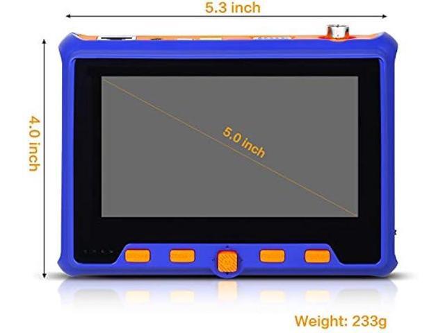 SGEF Portable Wrist CCTV Tester,5'' LCD Monitor,HDMI in &VGA in,Camera Debugging Helper