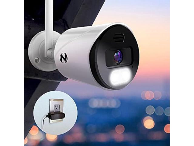 Night Owl Sp, Llc Night Owl Wi-Fi IP 4K HD Indoor/Outdoor Dual Spotlight Cameras with 2-Way Audio, Preset Voice Alerts and Built-in Camera Siren