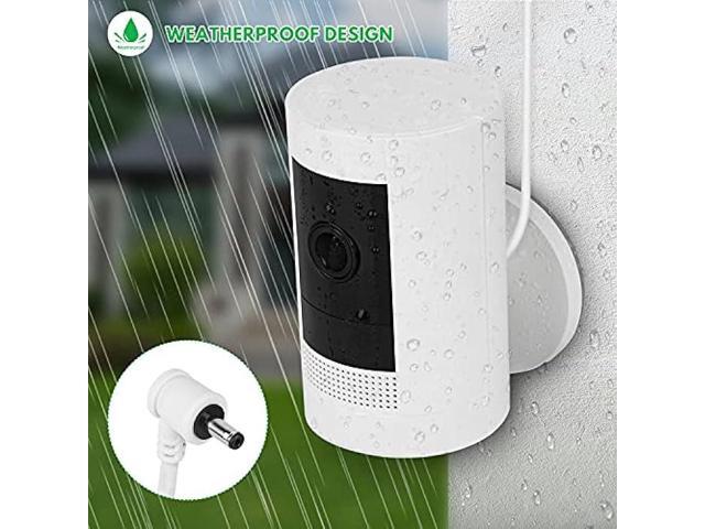 2Pack Power Adapter for Ring Stick Up Cam Battery(3rd Gen), with 30ft/9m Weatherproof Outdoor Cable Continuously Charge Your Camera, No Need to...