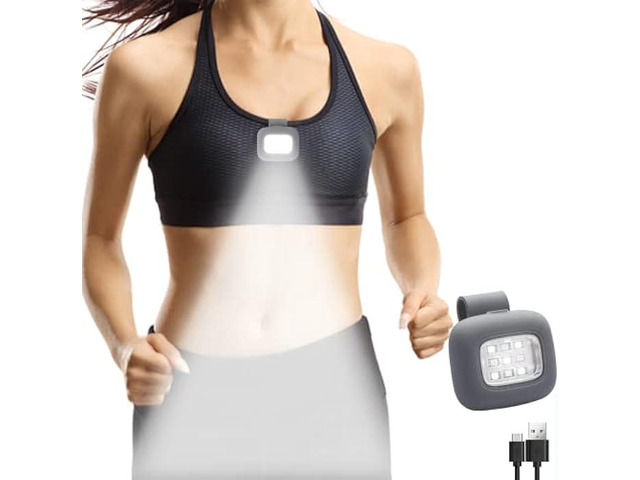 AIOLEKUP Running Lights,Rechargeable Waterproof Magnetic Flashing Warning Hands-Free 5 Light Modes Safety Jogging LED Night Runner Lights for...
