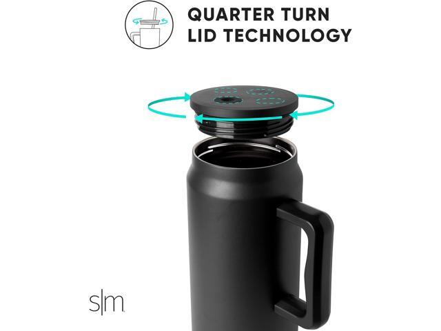 Simple Modern 50 oz Mug Tumbler with Handle and Straw Lid Reusable Insulated Stainless Steel Large Travel Jug Water Bottle Gifts for Women Men...
