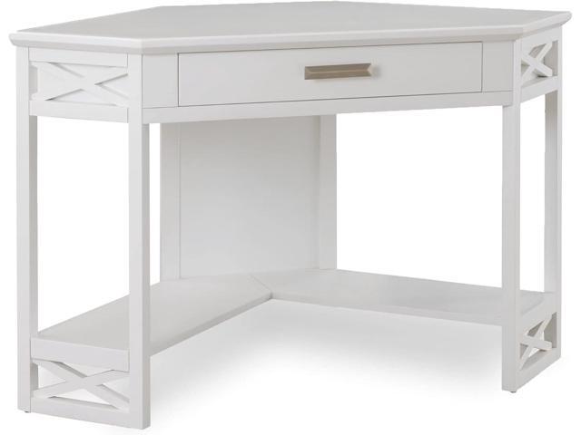 Leick Home Riley Holliday Computer Desk with Dropfront Keyboard Drawer, Chocolate Oak